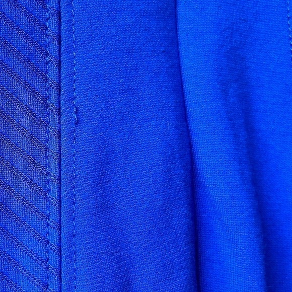 Diane Von Furstenberg Carla Sleeveless Flared-Hem Blue Drop Waist Sheath Dress 8 - Picture 13 of 16